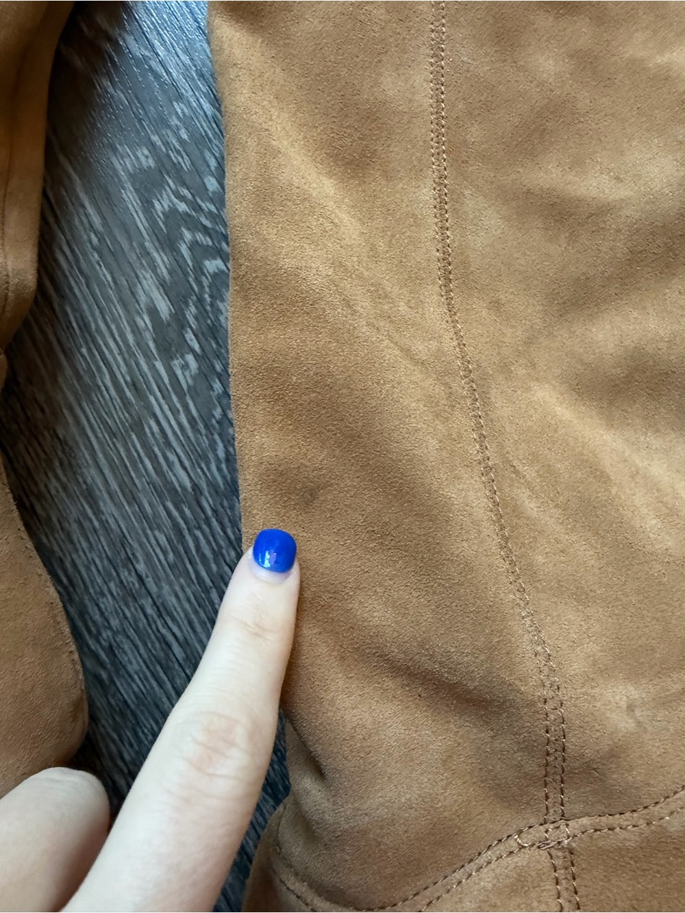 Sam Edelman Victoria Slouch Pull-On Boot in Golden Caramel Suede - Picture 7 of 14